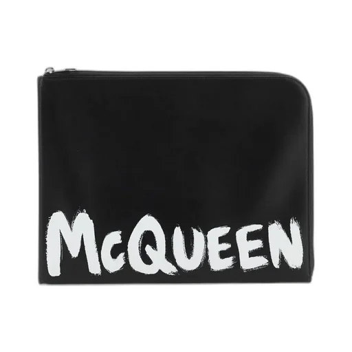 Logo-Printed Zip-Around Wallet