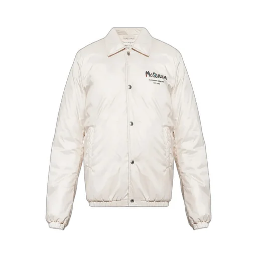 Logo Printed Bomber Jacket