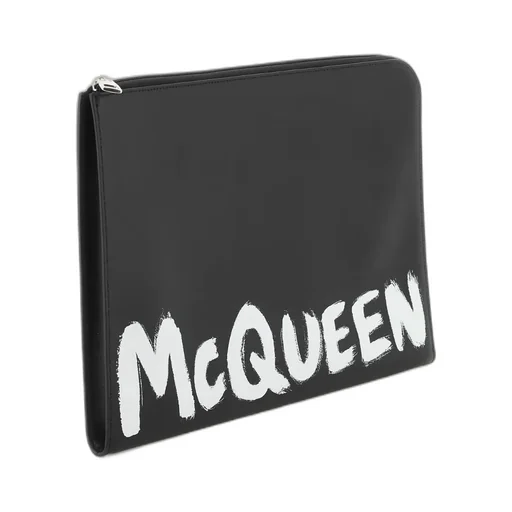 Logo-Printed Zip-Around Wallet