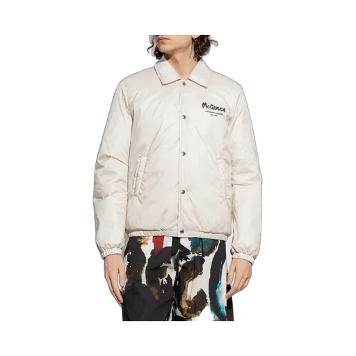 Logo Printed Bomber Jacket