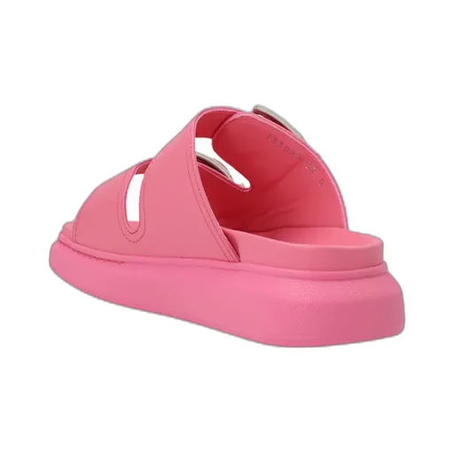 Buckle Detailed Slip-On Sandals