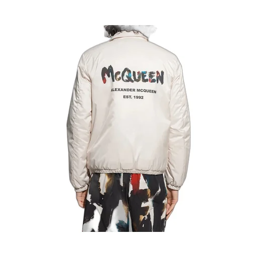 Logo Printed Bomber Jacket