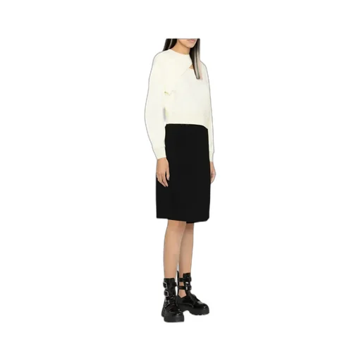 Logo Embroidered Cut-Out Sweatshirt