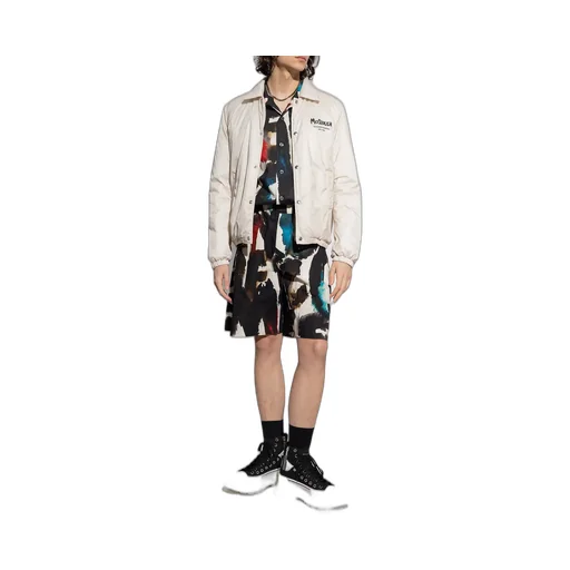 Logo Printed Bomber Jacket
