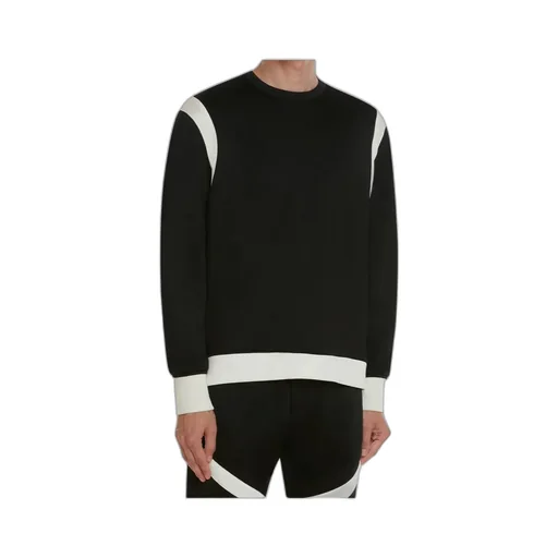 Two-Tone Panelled Sweatshirt