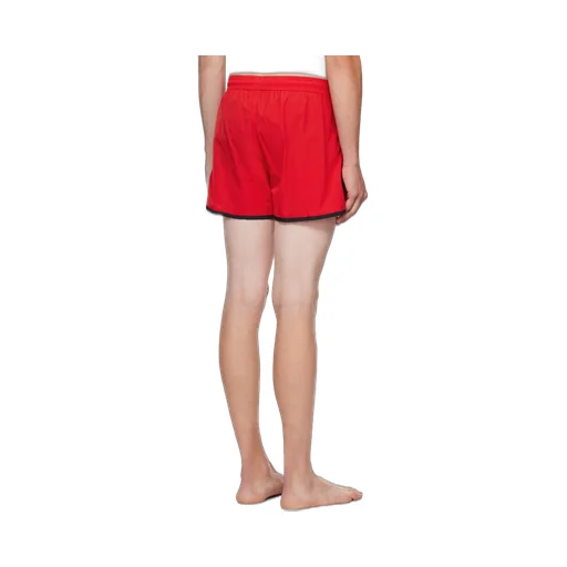Logo Printed Elasticated Waist Swim Shorts