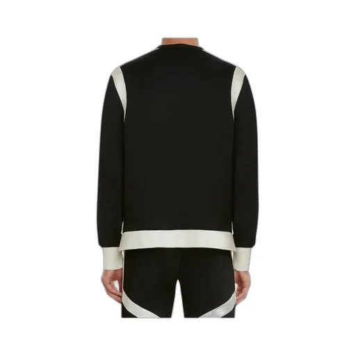Two-Tone Panelled Sweatshirt