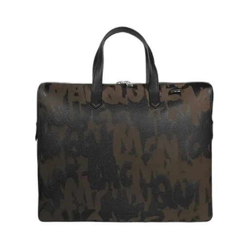 The Sharp Graffiti-Print Tote Bag