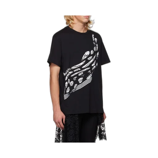Skeleton Printed Crewneck T-Shirt