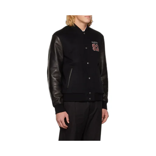Logo Embroidered Buttoned Jacket