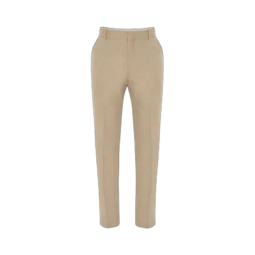 Tapered Mid-Rise Tailored Trousers