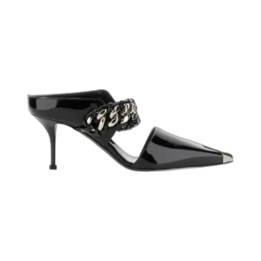 Pointed Toe Slip-On Sandals