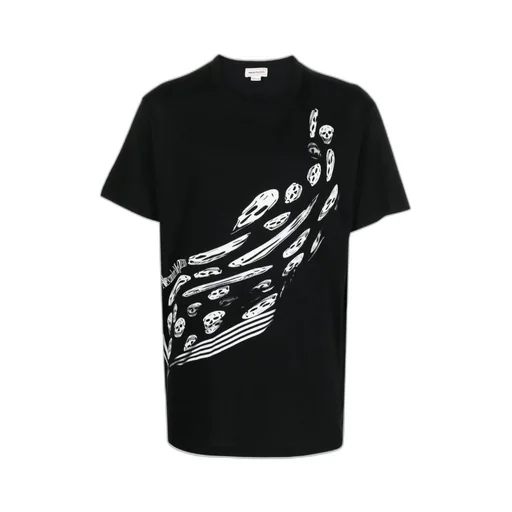 Skeleton Printed Crewneck T-Shirt