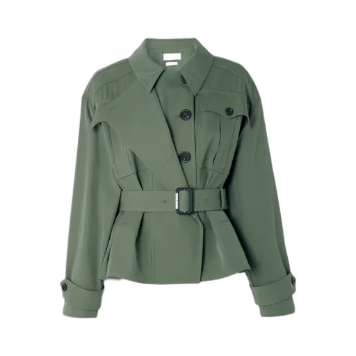 Belted Peplum Jacket