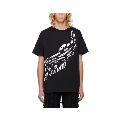 Skeleton Printed Crewneck T-Shirt