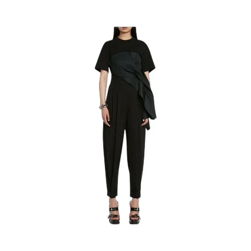 Asymmetric Ruched Detailed T-Shirt