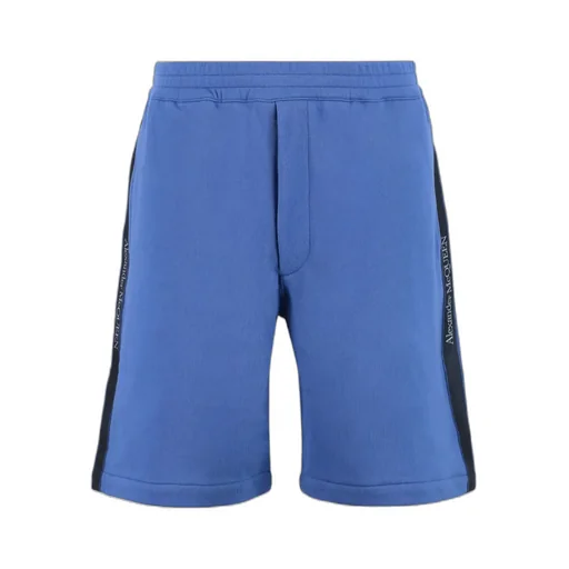 Logo-Tape Elasticated Waistband Jersey Shorts