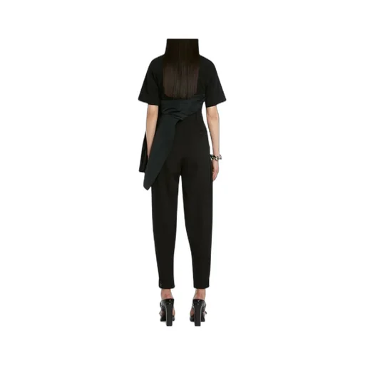 Asymmetric Ruched Detailed T-Shirt