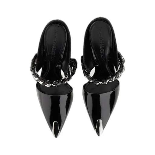 Pointed Toe Slip-On Sandals