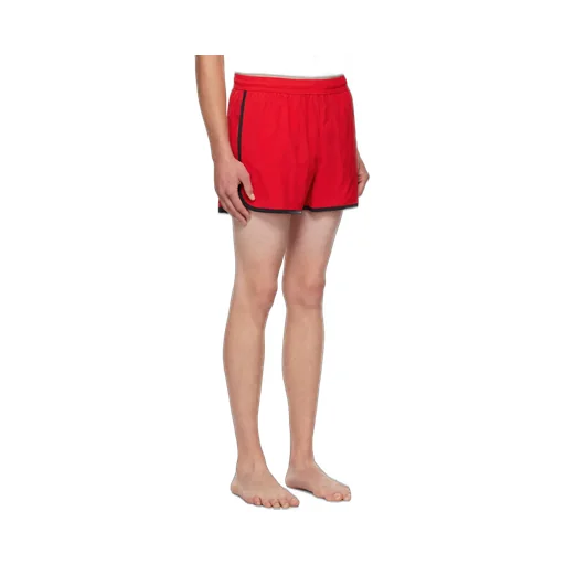 Logo Printed Elasticated Waist Swim Shorts