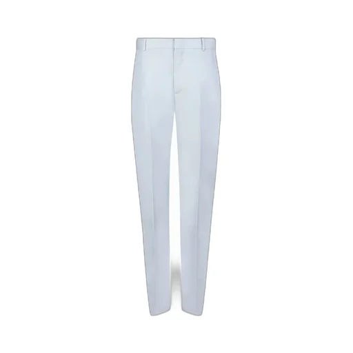 Straight-Leg Tailored Cigarette Trousers