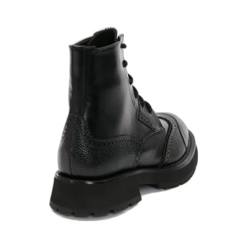 Punk Worker Lace-Up Boots