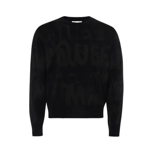 Logo Jacquard Knitted Jumper