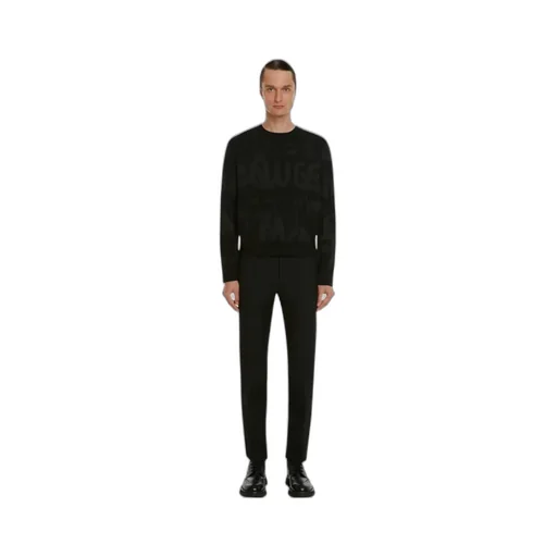Logo Jacquard Knitted Jumper