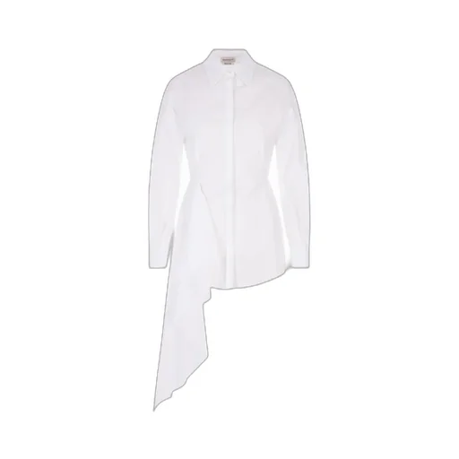 Asymmetric Button-Up Shirt