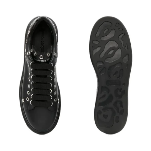 Oversized Eyelet Detail Sneakers