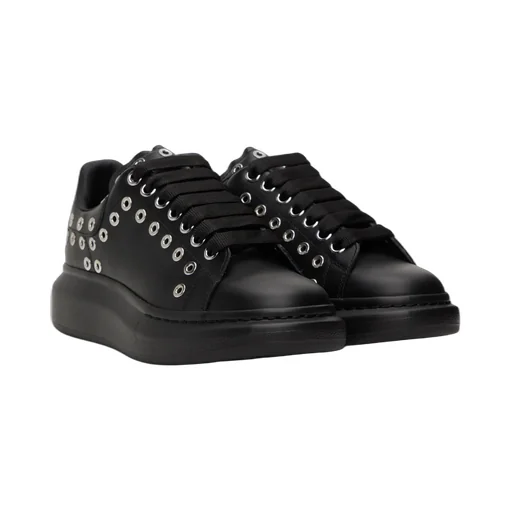 Oversized Eyelet Detail Sneakers