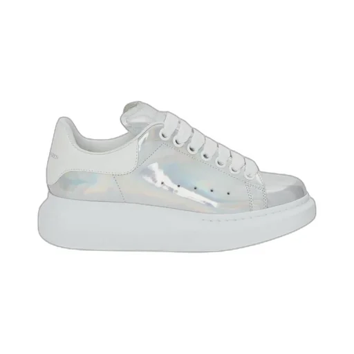 Patent-Leather Low-Top Sneakers