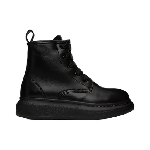 Lace-Up Ankle Boots