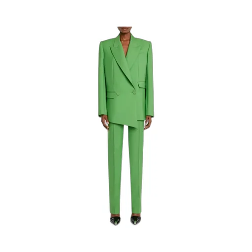 Double-Breasted Asymmetric Blazer