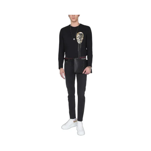 T-Shirt With Round Neck And Long Sleeves