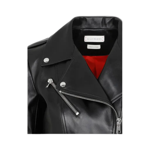 Cropped Biker Jacket