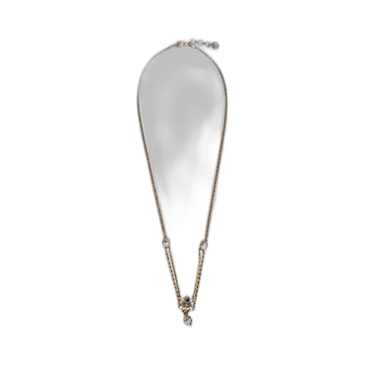 Skull-Detail Chain Necklace