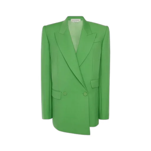 Double-Breasted Asymmetric Blazer