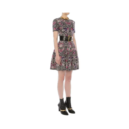 Jacquard Mini Dress