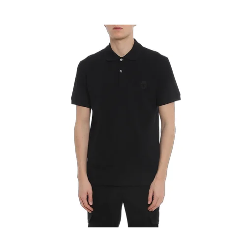 Polo Shirt With Skull Pattern