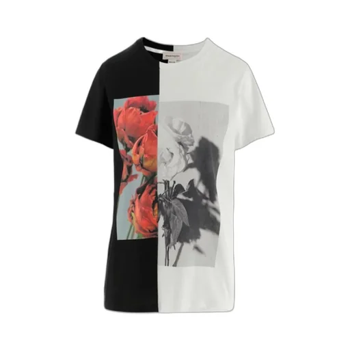 Logo Round Collar Short-Sleeved T-Shirt