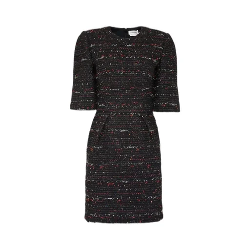 Tweed Waist Dress