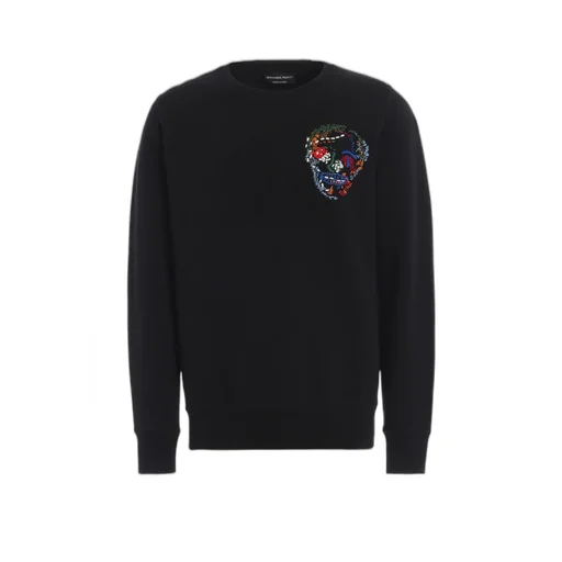 Round Collar Logo Sweater