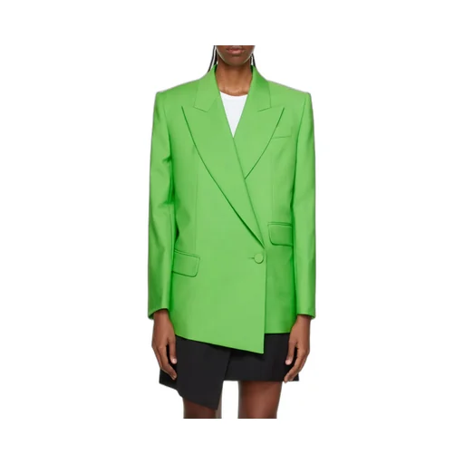 Double-Breasted Asymmetric Blazer