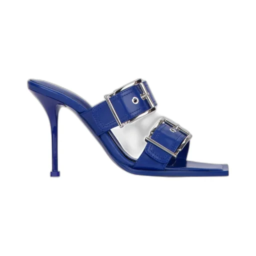 Buckle Detailed Heeled Sandals