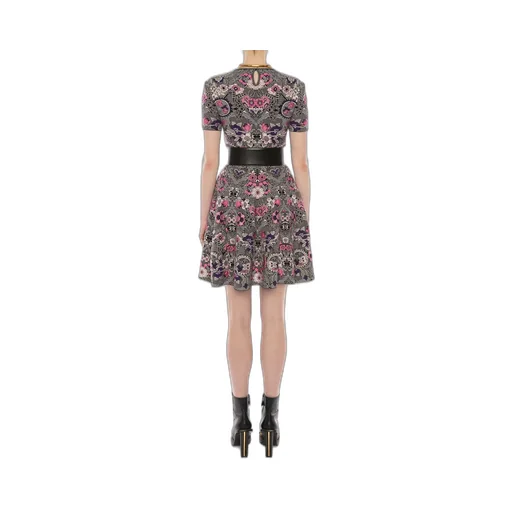 Jacquard Mini Dress