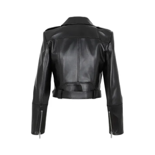 Cropped Biker Jacket