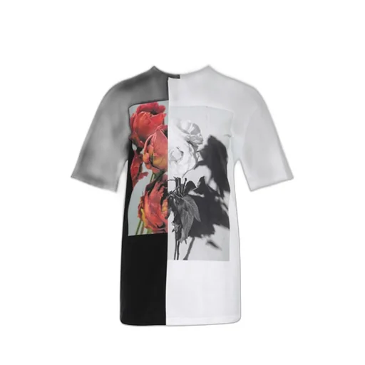 Logo Round Collar Short-Sleeved T-Shirt