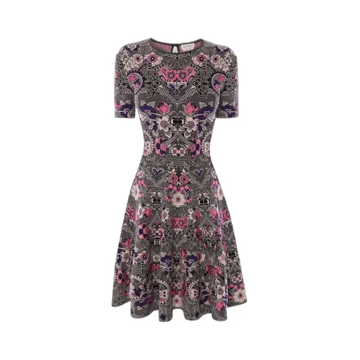 Jacquard Mini Dress