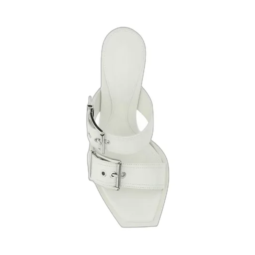 Buckle Detailed Heeled Sandals